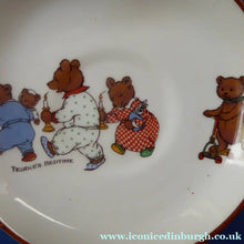 Load image into Gallery viewer, RARE 1920s NURSERY Ware: Paragon China Cup and Saucer. Teddie's Bedtime and Market Day
