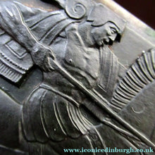 Load image into Gallery viewer, 1930s Art Deco Elo Ware Cigar Box. Persian Warrior on Horseback
