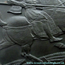 Load image into Gallery viewer, 1930s Art Deco Elo Ware Cigar Box. Persian Warrior on Horseback
