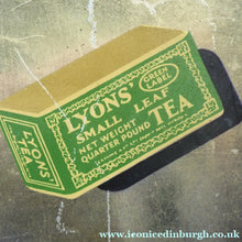 Load image into Gallery viewer, LYONS TEA 1930s Art Deco King George V and Queen Mary Silver Jubilee Tin
