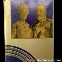 Load image into Gallery viewer, LYONS TEA 1930s Art Deco King George V and Queen Mary Silver Jubilee Tin
