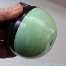 Load image into Gallery viewer, Rare 1930s BUTTNER Art Deco Early Black and Peppermint Green Plastic / Bakelite Ashtray - Vintage Plastic
