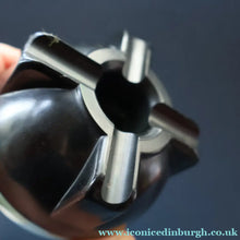 Load image into Gallery viewer, Rare 1930s BUTTNER Art Deco Early Black and Peppermint Green Plastic / Bakelite Ashtray
