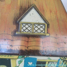 Load image into Gallery viewer, Rare 1930s MABEL LUCIE ATTWELL Kiddibics: Bicky House Biscuit Tin or Bank. Made for William Crawford
