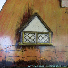 Load image into Gallery viewer, Rare 1930s MABEL LUCIE ATTWELL Kiddibics: Bicky House Biscuit Tin or Bank. Made for William Crawford

