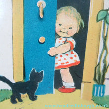 Load image into Gallery viewer, Rare 1930s MABEL LUCIE ATTWELL Kiddibics: Bicky House Biscuit Tin or Bank. Made for William Crawford
