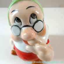 Load image into Gallery viewer, Rare 1930s Novelty Toothbrush Holder. Walt Disney Copyright: Figurine of Doc
