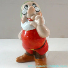 Load image into Gallery viewer, Rare 1930s Novelty Toothbrush Holder. Walt Disney Copyright: Figurine of Doc
