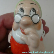 Load image into Gallery viewer, Rare 1930s Novelty Toothbrush Holder. Walt Disney Copyright: Figurine of Doc

