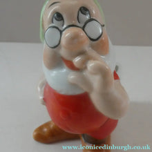 Load image into Gallery viewer, Rare 1930s Novelty Toothbrush Holder. Walt Disney Copyright: Figurine of Doc
