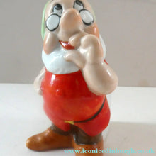 Load image into Gallery viewer, Rare 1930s Novelty Toothbrush Holder. Walt Disney Copyright: Figurine of Doc
