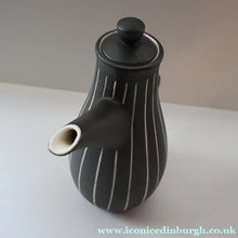 Load image into Gallery viewer, Rare 1950s Denby TIGO WARE Coffee Pot, Mug &amp; Jug by TIBOR REICH. With Original Paper Labels
