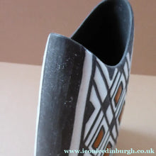 Load image into Gallery viewer, Rare 1950s Michael Andersen TRIBAL HARLEKIN Pattern Vase. Model 5740. Excellent Condition
