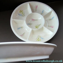 Load image into Gallery viewer, 1950s Norwegian Figgjo Flint Hors d'ouevres Dish or Platter 
