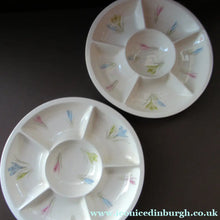 Load image into Gallery viewer, 1950s Norwegian Figgjo Flint Hors d'ouevres Dish or Platter 
