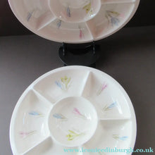 Load image into Gallery viewer, 1950s Norwegian Figgjo Flint Hors d'ouevres Dish or Platter 
