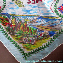 Load image into Gallery viewer, Vintage 1956 Australian Olympic Games Melbourne Souvenir Silk Scarf
