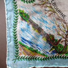 Load image into Gallery viewer, Vintage 1956 Australian Olympic Games Melbourne Souvenir Silk Scarf
