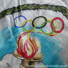 Load image into Gallery viewer, Vintage 1956 Australian Olympic Games Melbourne Souvenir Silk Scarf
