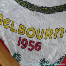 Load image into Gallery viewer, Vintage 1956 Australian Olympic Games Melbourne Souvenir Silk Scarf

