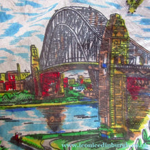 Load image into Gallery viewer, Vintage 1956 Australian Olympic Games Melbourne Souvenir Silk Scarf
