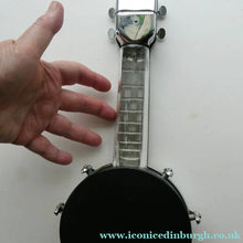 Load image into Gallery viewer, Rare 1950s Vintage JAPANESE Decanter in the Shape of a Banjo. MUSICAL

