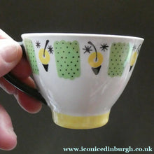Load image into Gallery viewer, 1960s FIGGJO FLINT Coffee Set by Ragnar Grimsrud. Valencia Green and Yellow Pattern
