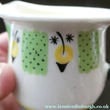 Load image into Gallery viewer, 1960s FIGGJO FLINT Coffee Set by Ragnar Grimsrud. Valencia Green and Yellow Pattern
