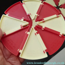 Load image into Gallery viewer, Rare 1960s Red and White Plastic Place Mats and Coasters In Christmas Box
