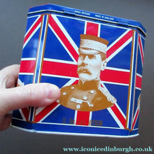 Load image into Gallery viewer, 1970s Dodo Designs Tea Caddy Featuring Boer War Generals
