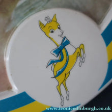 Load image into Gallery viewer, Rare 1970s Melamine BABYCHAM Drinks Tray - with Raised Deer Motif.
