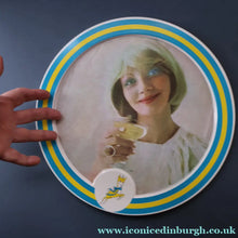 Load image into Gallery viewer, Rare 1970s Melamine BABYCHAM Drinks Tray - with Raised Deer Motif.
