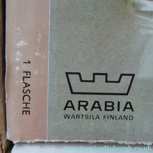 Load image into Gallery viewer, Rare 1970s NAUTICA Design. Arabia Nuutajarvi Bottle / Flask Decanter. BOXED. Made in Finland
