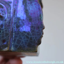 Load image into Gallery viewer, Rare 1970s POLISH Studio Pottery Square Face Pot (Twarze Wason) by Janina Karczeska KONIECZNA (b. 1934)

