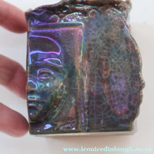 Load image into Gallery viewer, Rare 1970s POLISH Studio Pottery Square Face Pot (Twarze Wason) by Janina Karczeska KONIECZNA (b. 1934)
