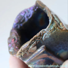 Load image into Gallery viewer, Rare 1970s POLISH Studio Pottery Square Face Pot (Twarze Wason) by Janina Karczeska KONIECZNA (b. 1934)
