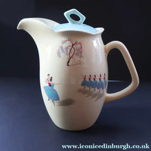 Load image into Gallery viewer, RARE and Totally Fabulous 1950s Beswick BALLET PATTERN Coffee Pot

