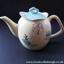 Load image into Gallery viewer, RARE and Totally Fabulous 1950s Beswick BALLET PATTERN Teapot
