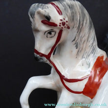 Load image into Gallery viewer, Rare Genuine Antique STAFFORDSHIRE FIGURE. The Prince (of Wales) on Horseback
