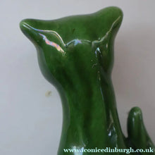 Load image into Gallery viewer, Rare Antique ALLER VALE Pottery Grotesque Winking Cat with Original Amber Glass Eye
