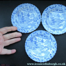 Load image into Gallery viewer, Antique BISHOP &amp; STONIER Miniature Child's Nursery Willow Pattern Ceramics
