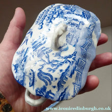 Load image into Gallery viewer, Antique BISHOP &amp; STONIER Miniature Child's Nursery Willow Pattern Ceramics
