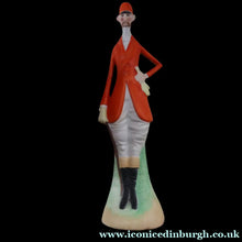 Load image into Gallery viewer, Very Rare Antique Bisque Porcelain SKINNY or Elongated  Figurine by Schafer &amp; Vater: FOX HUNTER
