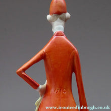 Load image into Gallery viewer, Very Rare Antique Bisque Porcelain SKINNY or Elongated Figurine by Schafer &amp; Vater: FOX HUNTER
