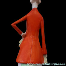 Load image into Gallery viewer, Very Rare Antique Bisque Porcelain SKINNY or Elongated  Figurine by Schafer &amp; Vater: FOX HUNTER
