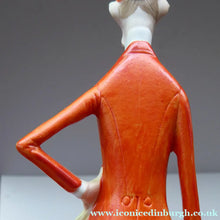 Load image into Gallery viewer, Very Rare Antique Bisque Porcelain SKINNY or Elongated Figurine by Schafer &amp; Vater: FOX HUNTER
