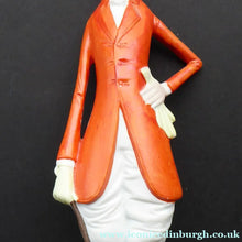 Load image into Gallery viewer, Very Rare Antique Bisque Porcelain SKINNY or Elongated Figurine by Schafer &amp; Vater: FOX HUNTER
