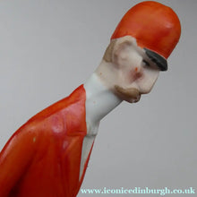 Load image into Gallery viewer, Very Rare Antique Bisque Porcelain SKINNY or Elongated Figurine by Schafer &amp; Vater: FOX HUNTER
