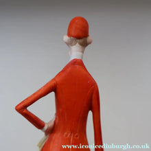 Load image into Gallery viewer, Very Rare Antique Bisque Porcelain SKINNY or Elongated  Figurine by Schafer &amp; Vater: FOX HUNTER
