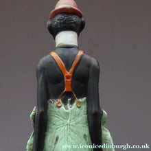 Load image into Gallery viewer, VERY Rare Antique Bisque Porcelain SKINNY or Elongated Figurine by Schafer &amp; Vater: MR ADAM 1 
